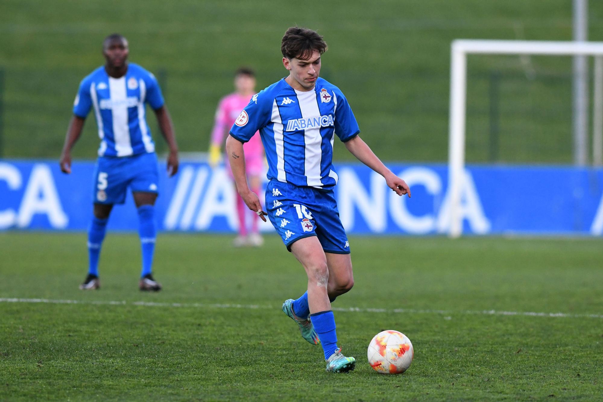 El Dépor juvenil asombra en la Copa del Rey remontando dos goles al Atlético