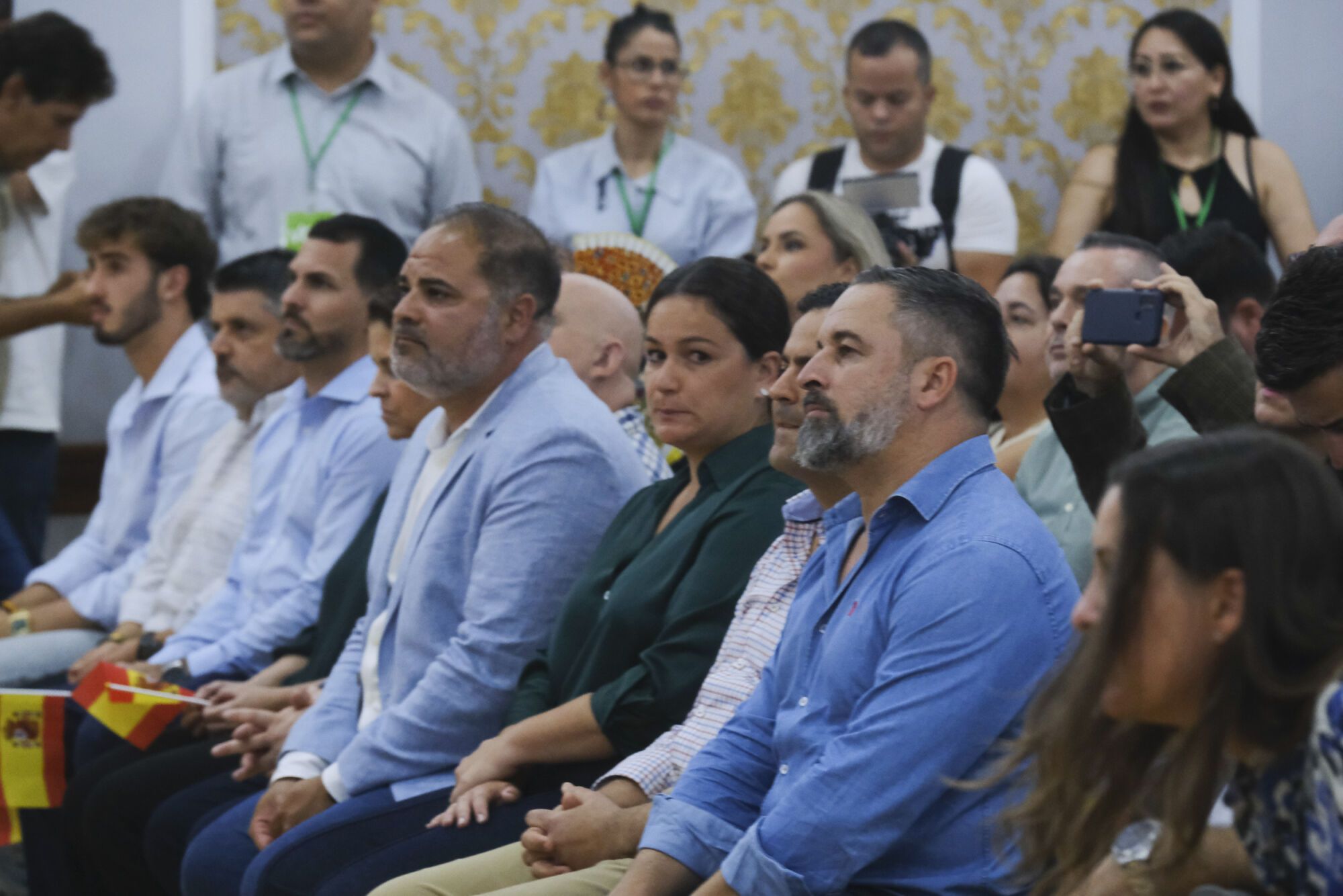 Acto de Santiago Abascal en el Círculo Mercantil
