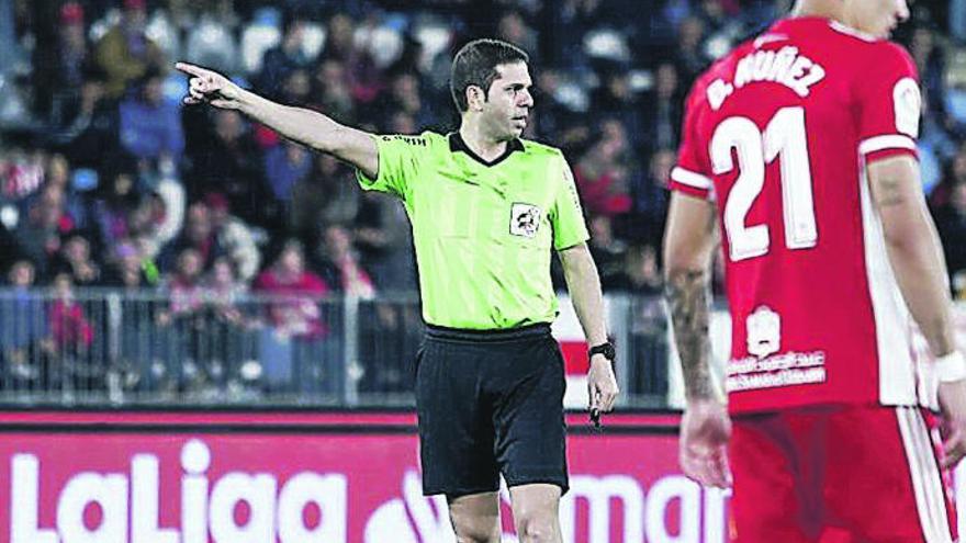 Trujillo, en su último partido arbitrado.