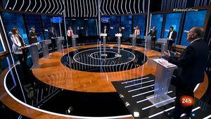 Els candidats entren al cos a cos en el debat de TVE