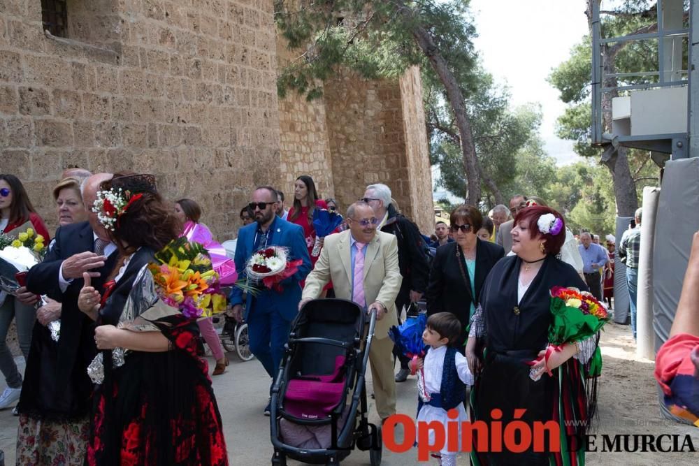 Ofrenda de flores en Caravaca