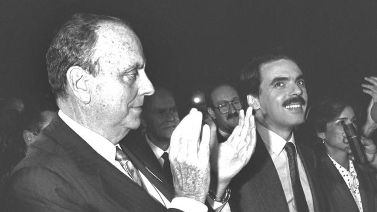 Fraga y Aznar