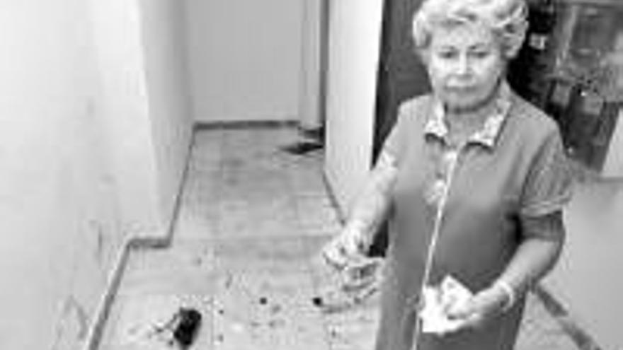 Una indigente agrede a un anciano con una litrona para robarle