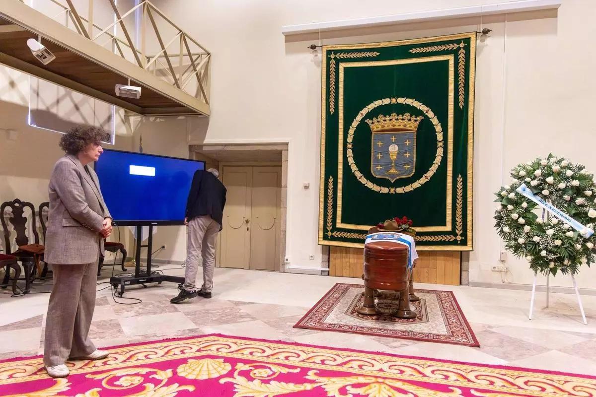 O último adeus a Xosé Manuel Beiras dende Santiago