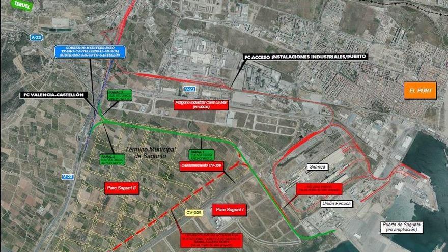 La ocupación de tierras para el tren al puerto marítimo arrancará en septiembre