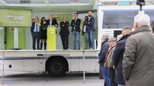 Acto electoral del presidente de Cantabria y candidato a la reelección, Miguel Ángel Revilla