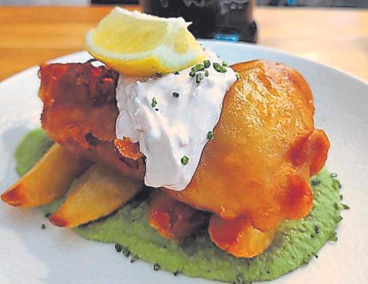 Un ‘fish and chips’ rico.