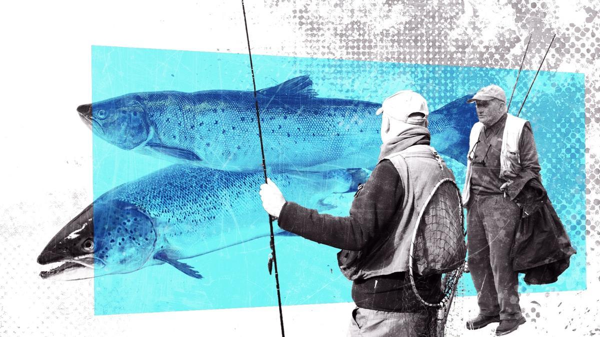 Pesca de salmón en Asturias