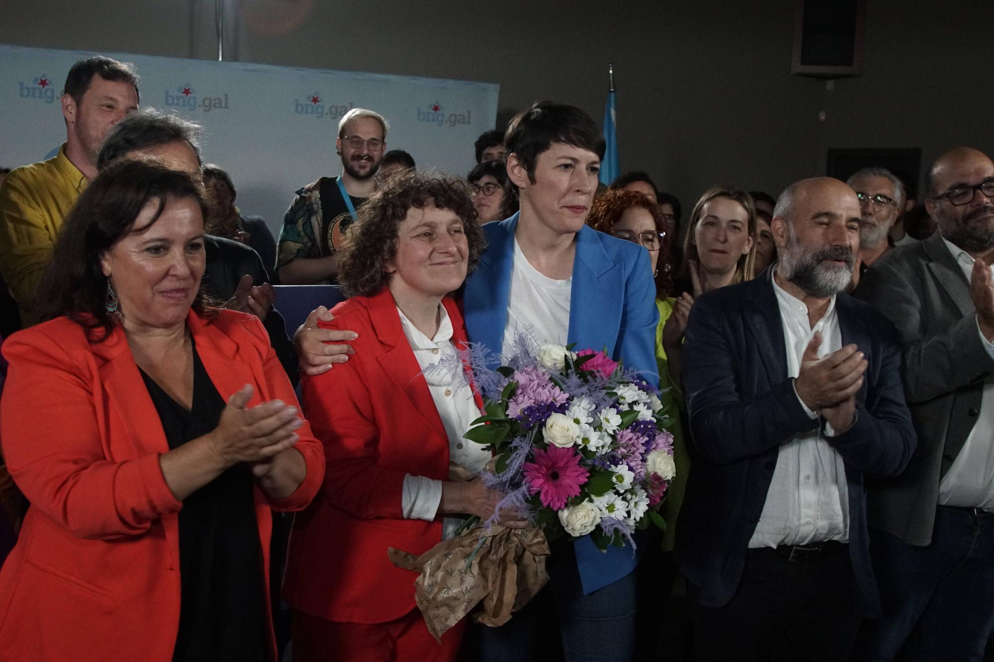 A noite electoral do BNG de Santiago en imaxes