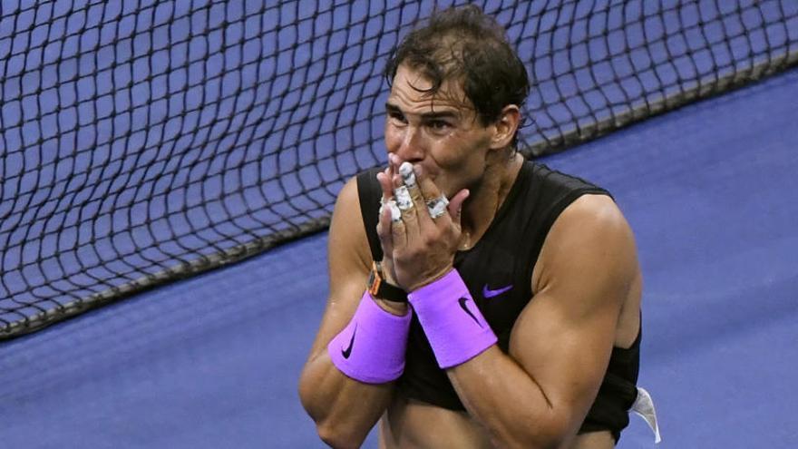 Rafa Nadal, tras su victoria en la final del US Open