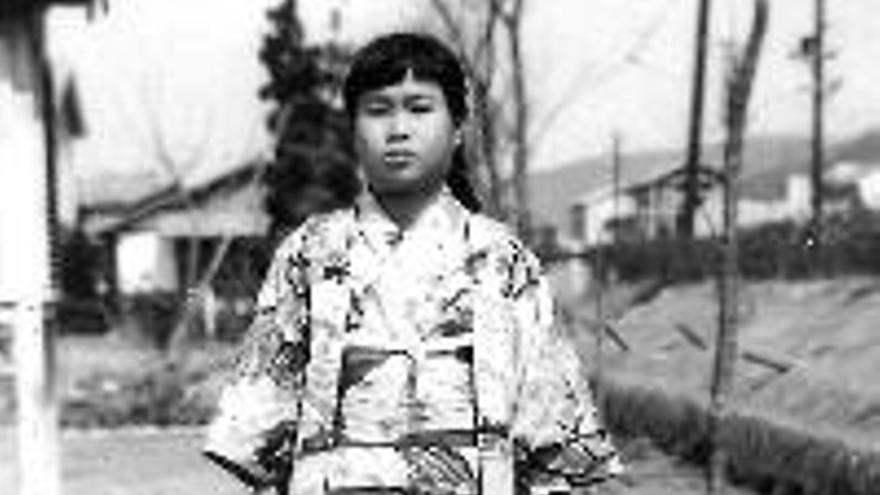 Sadako Sasaki en 1955, poco tiempo antes de su muerte.