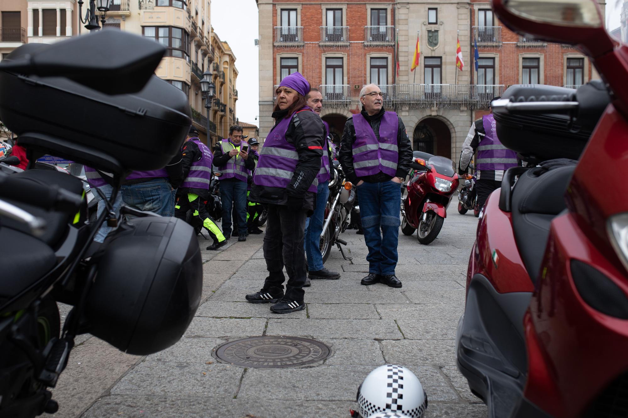 Ruta motera contra la violencia de género en Zamora por el 25N