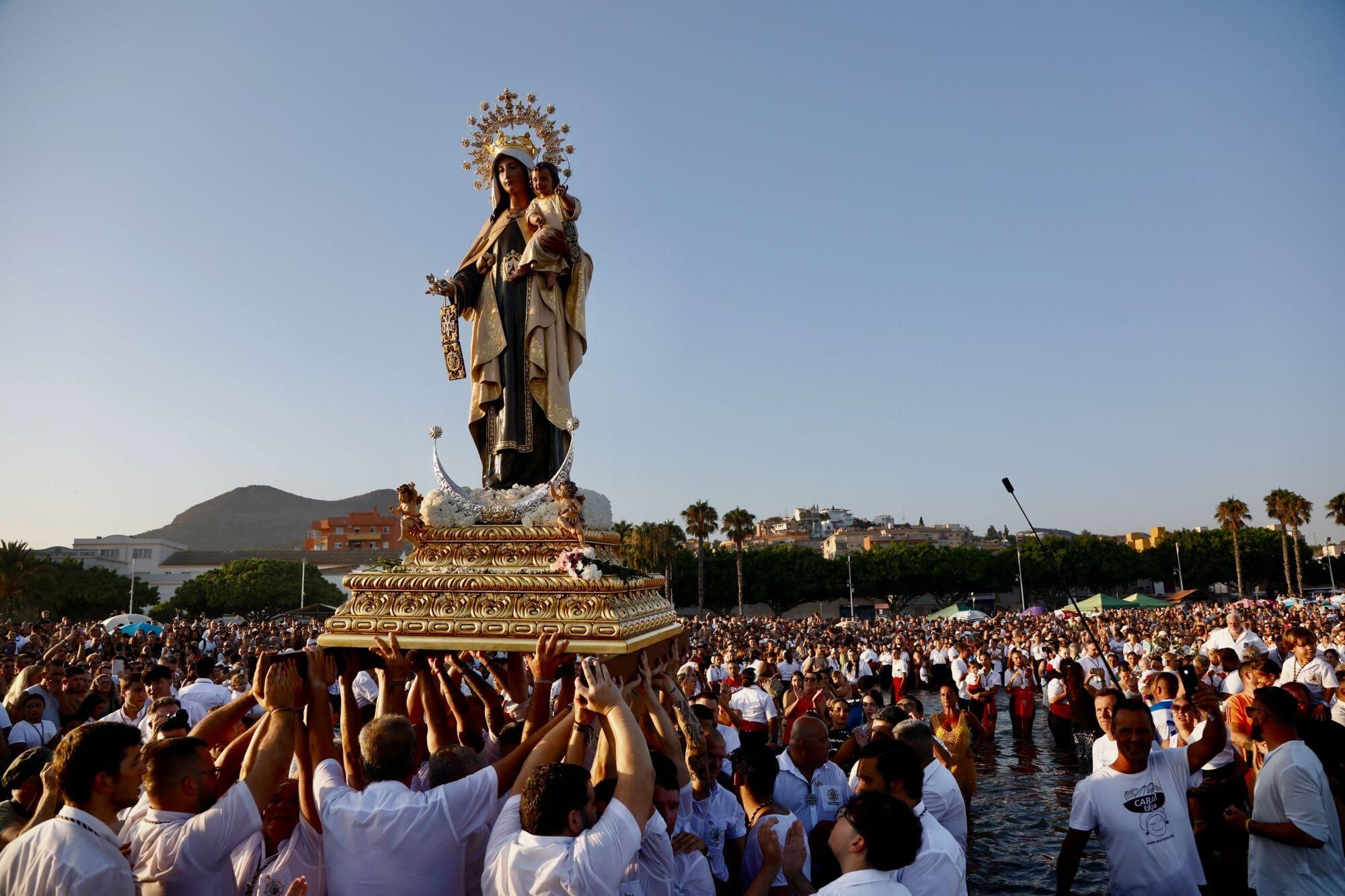 Procesión de la Virgen del Carmen de la barriada de El Palo
