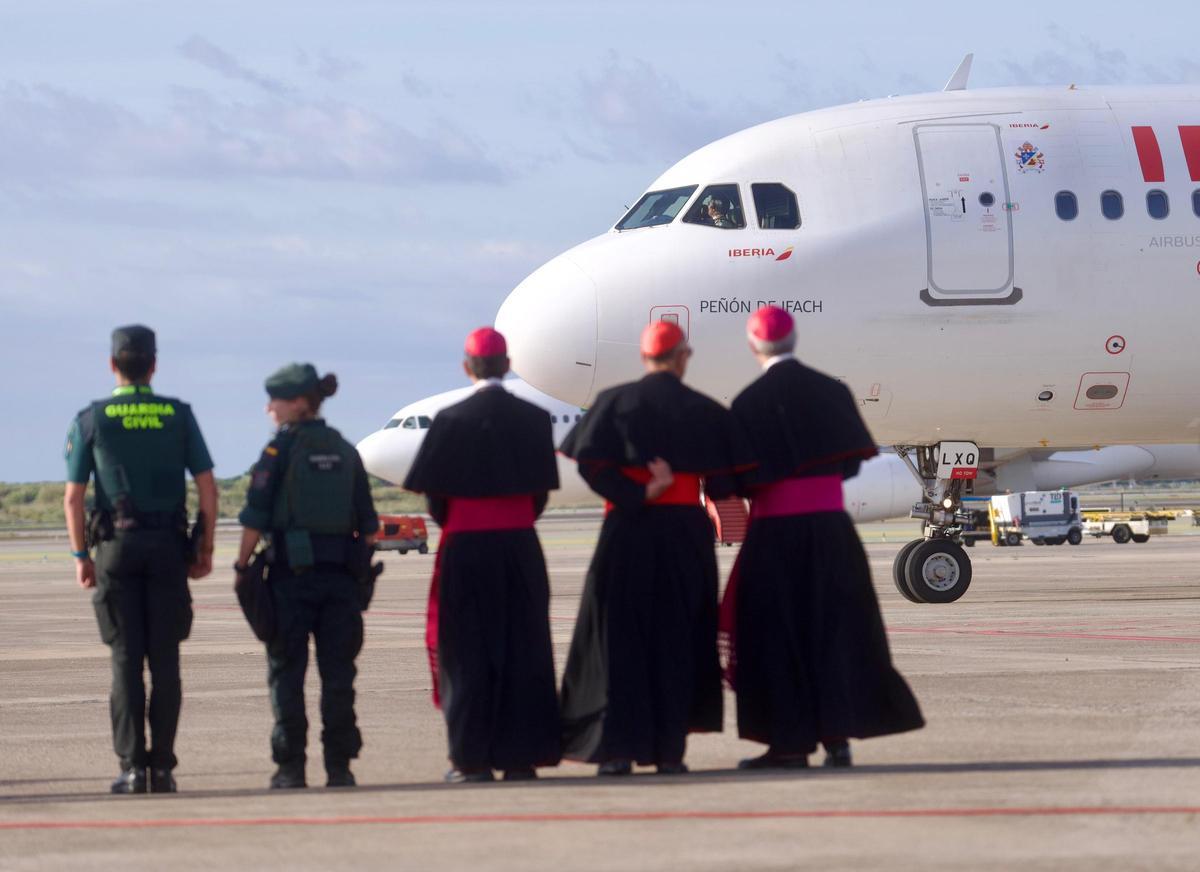 El papa León XIV se despide de Barcelona