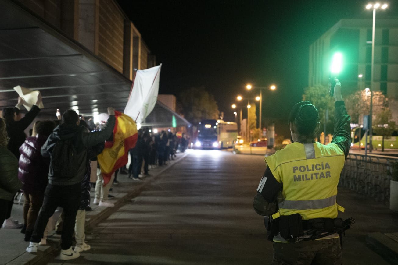 Llega la última rotación de la Brigada Guzmán el Bueno, procedente de Líbano