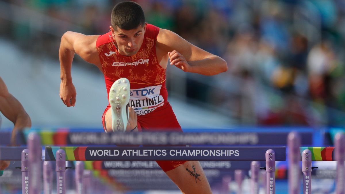 Asier Martínez se colgó un bronce de ley en 110 metros vallas