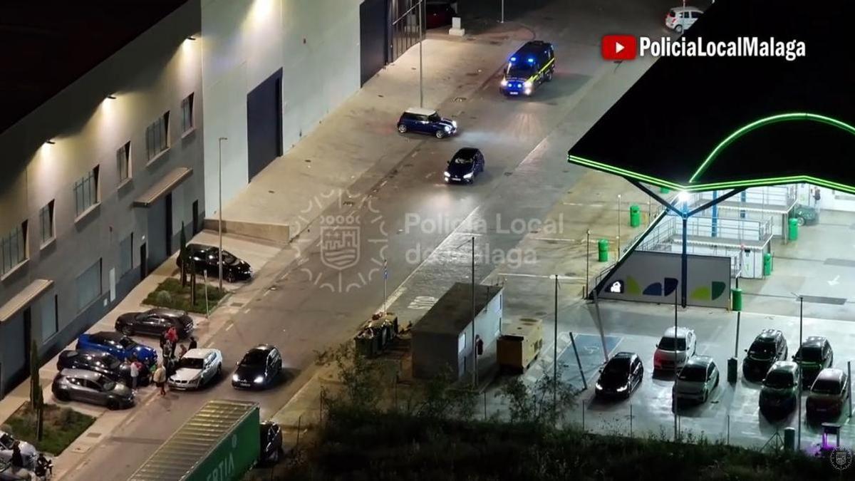 Actuación en Concentración de Vehículos de la Policía Local