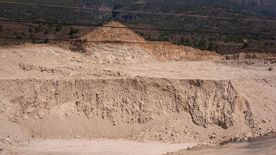 Problemas con la extracción de material en la cantera de Los Cármenes