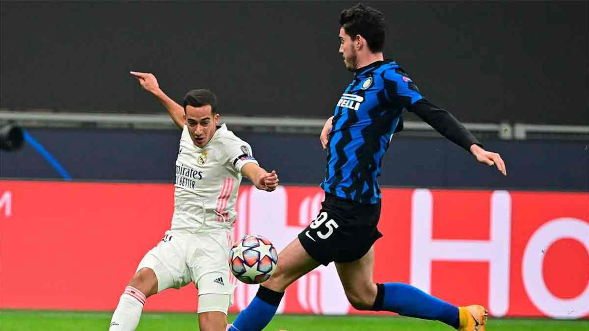 Lucas Vázquez pudo ampliar distancias en el marcador