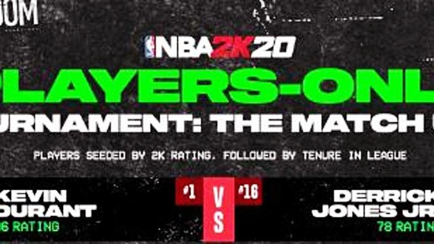 Cartel anunciador del torneo de eSports de la NBA