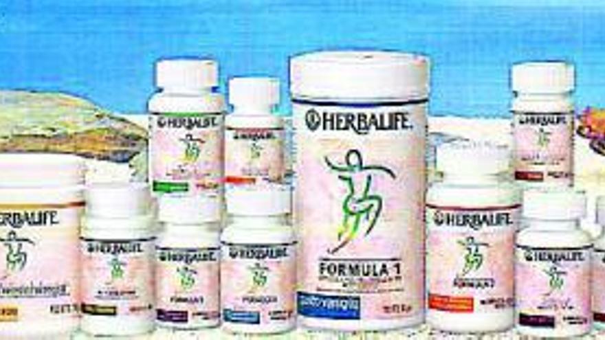 Productos de la firma Herbalife.