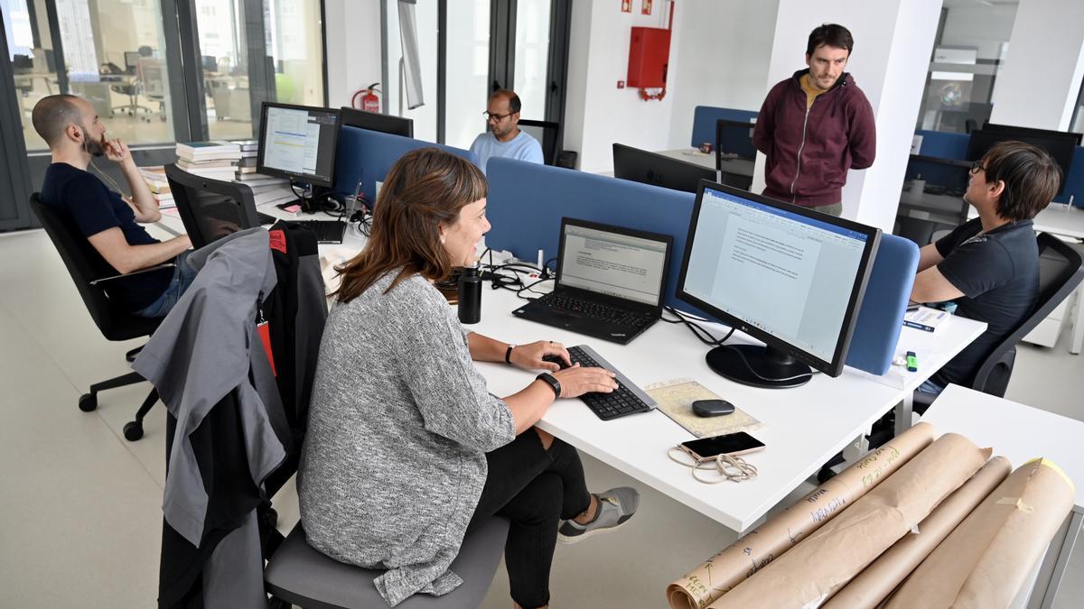 Instalaciones de la UVigo en el edificio de Benito Corbal