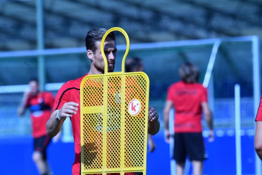 La plantilla deportivista ha tenido este viernes, 13 de julio de 2018, doble sesión de entrenamiento.