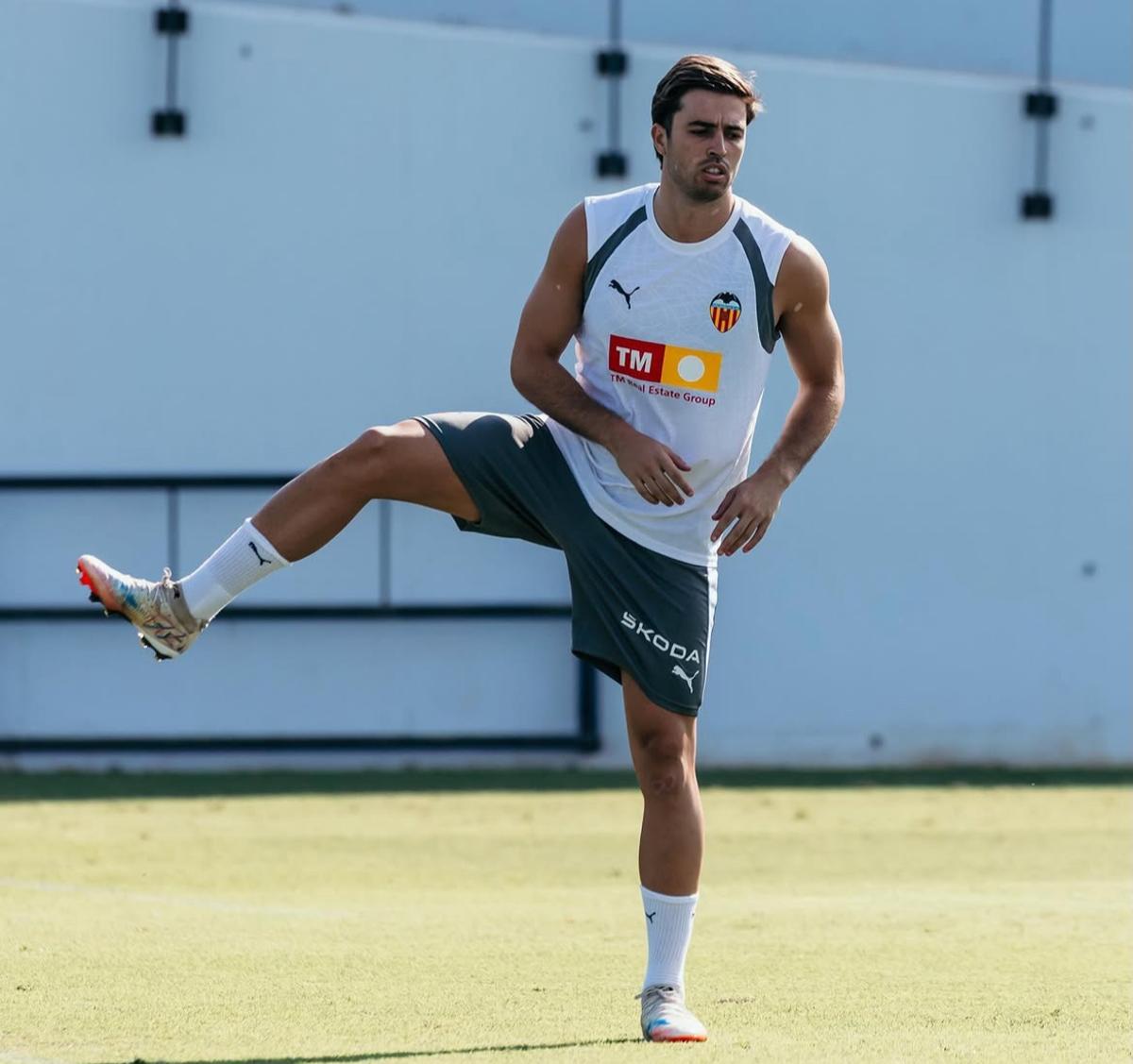 Alberto Marí en su 'pretemporada' particular en Paterna