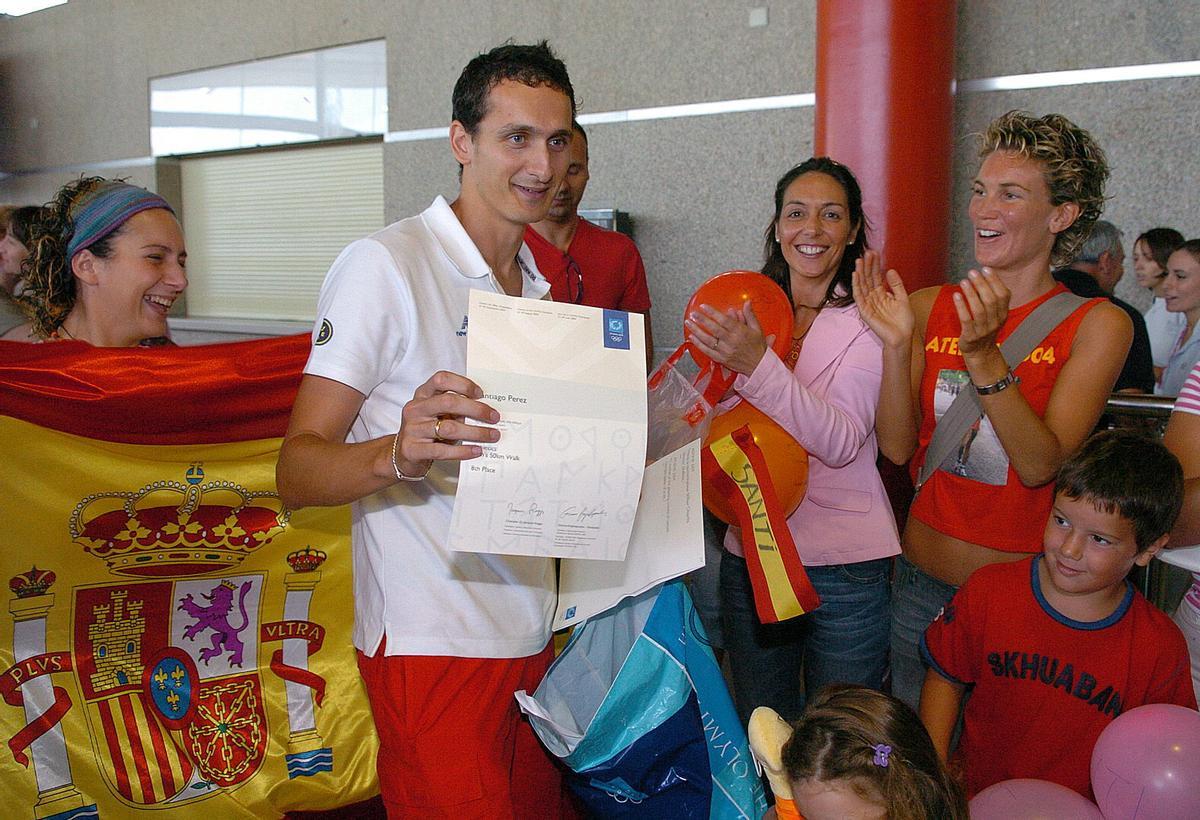 Santi Pérez en Atenas 2004, el último atleta gallego finalista en unos Juegos