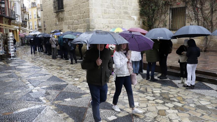 Activada la alerta amarilla hoy por lluvias en Málaga