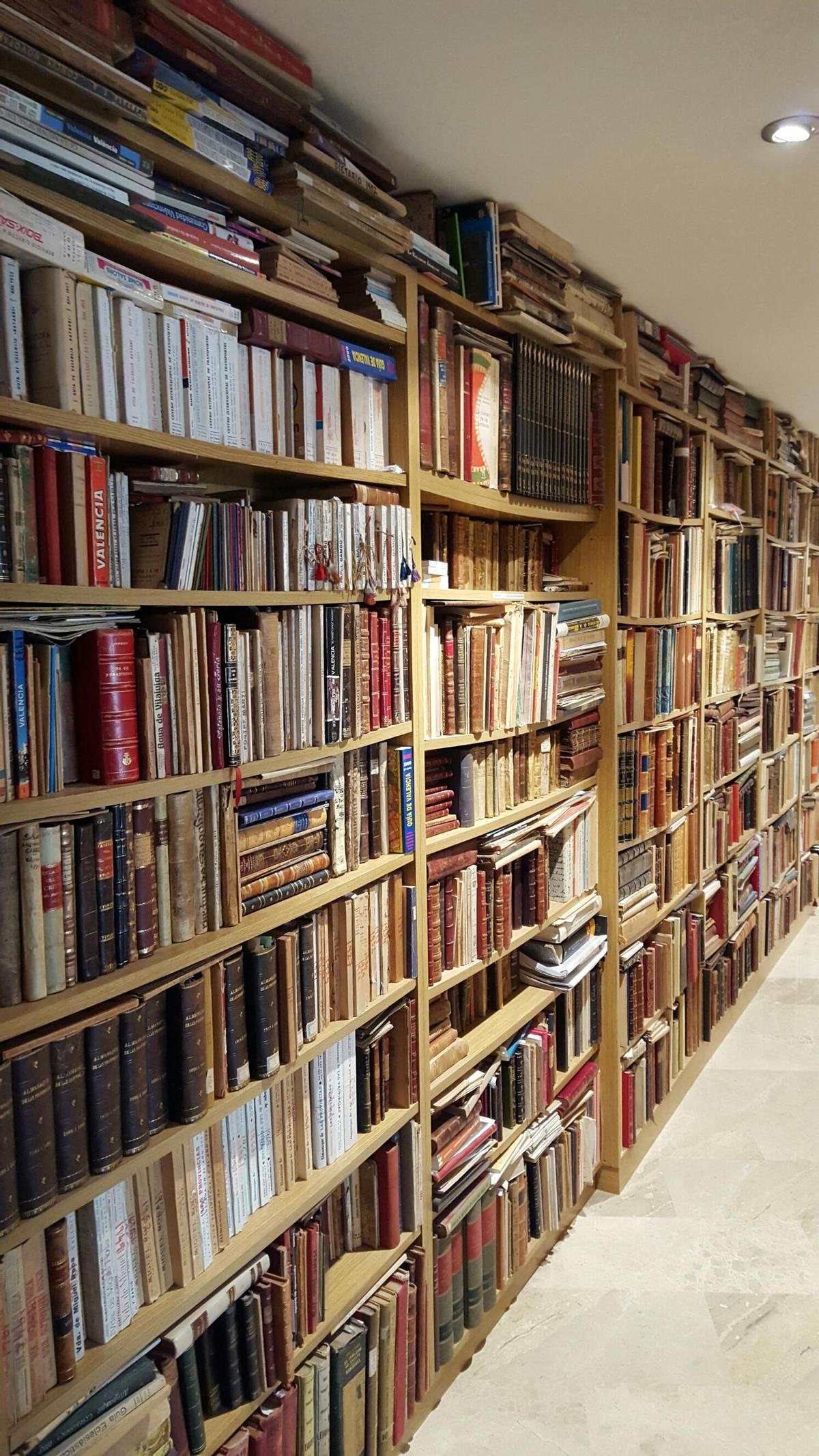 La biblioteca de Rafael Solaz.