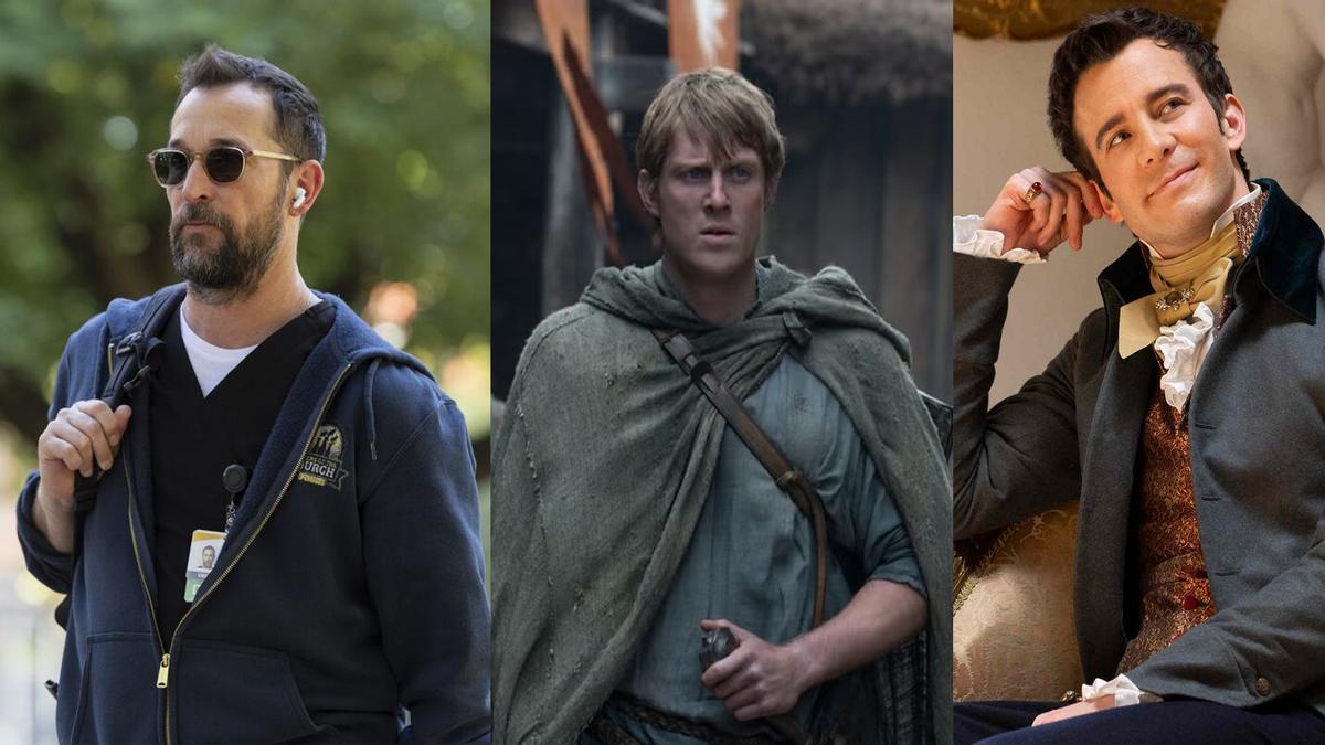 Noah Wyle en 'The Pitt', Peter Claffey en 'El caballero de los Siete Reinos' y Luke Thompson en 'Los Bridgerton'