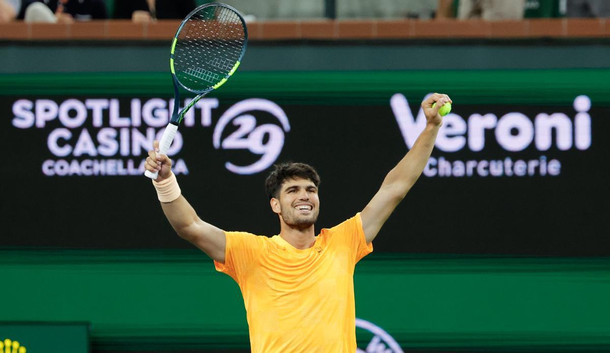 Carlos Alcaraz ya está en semifinales del torneo de Indian Wells.