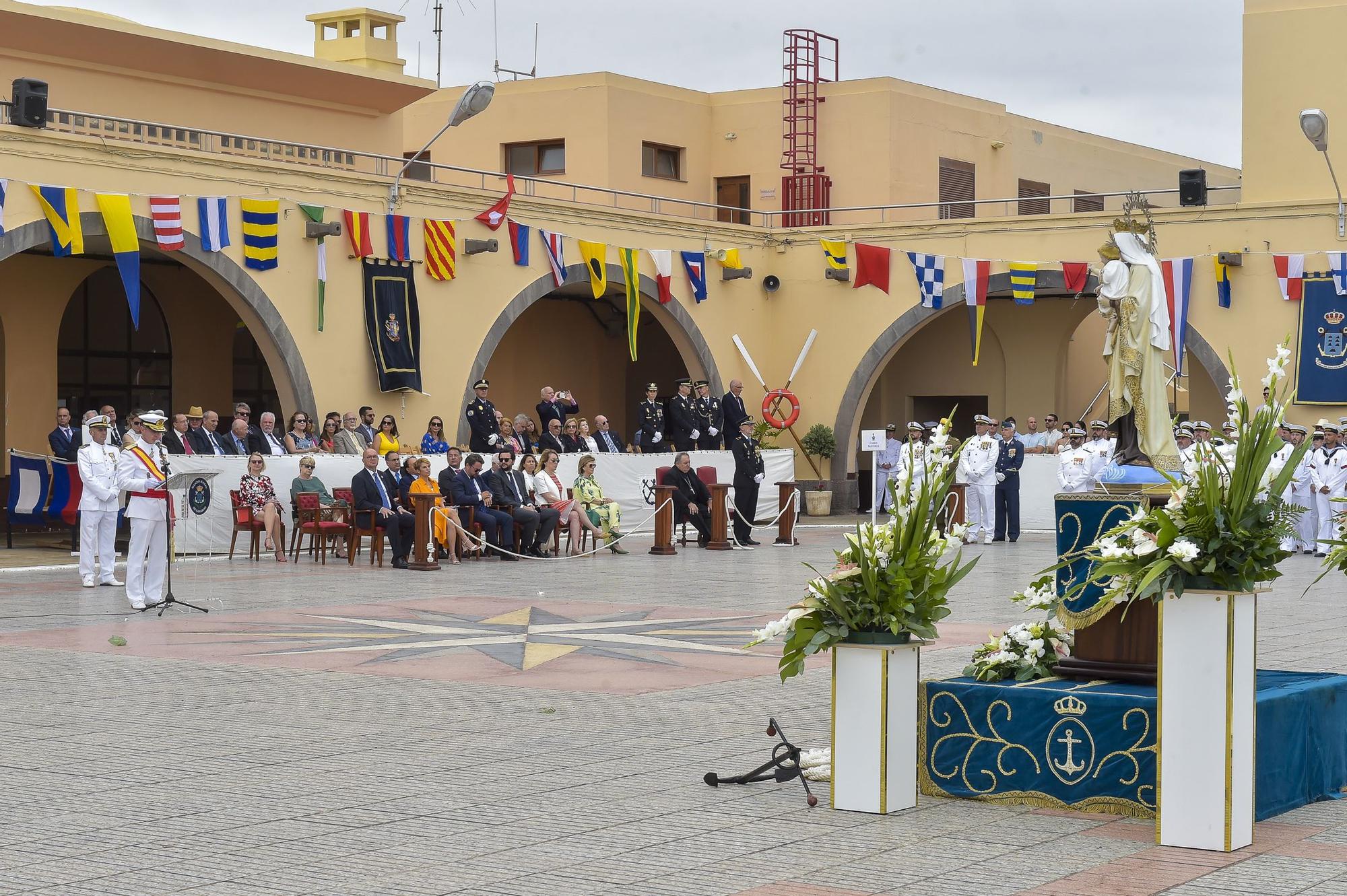 La Armada honra a su patrona, La Virgen del Carmen, en la Base Naval