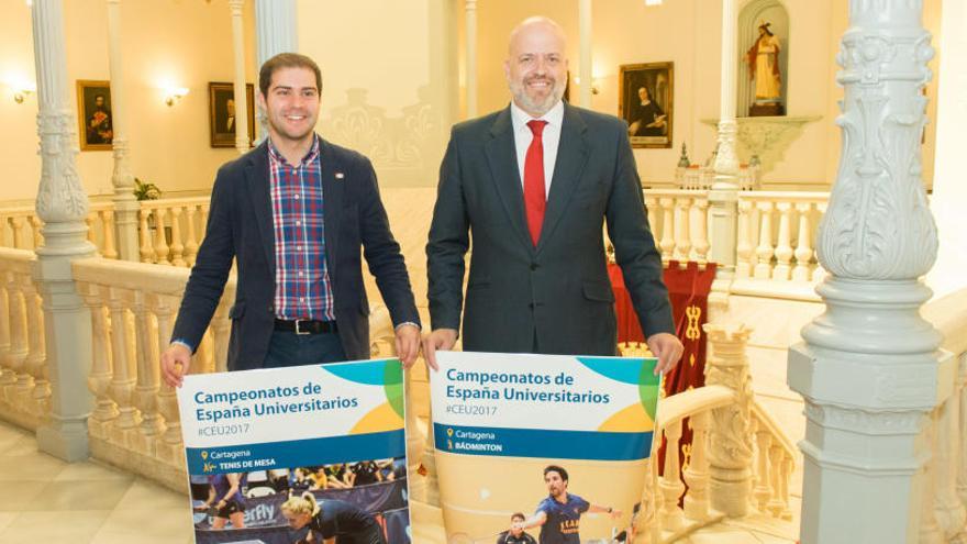 Los Universitarios de bádminton y tenis de mesa, en Cartagena