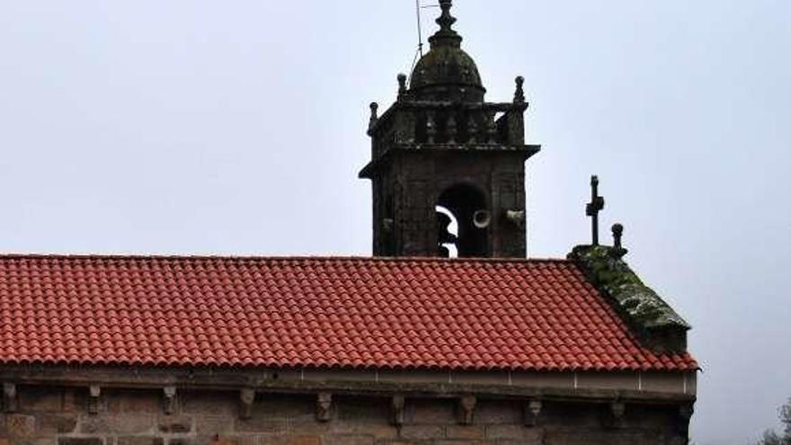 Iglesia de Sisán, en Ribadumia. // Iñaki Abella