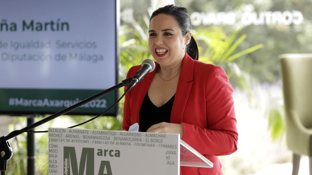 La concejala del Ayuntamiento de Vélez-Málaga Lourdes Piñas, que también es diputada provincial de Igualdad, Servicios Sociales y Familias.