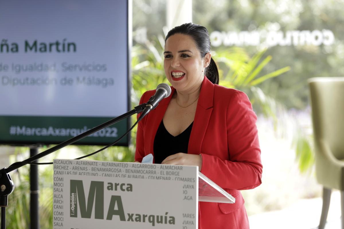 La concejala del Ayuntamiento de Vélez-Málaga Lourdes Piñas, que también es diputada provincial de Igualdad, Servicios Sociales y Familias.