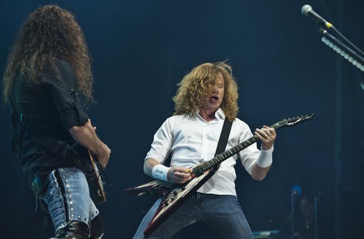 Festival Sonisphere. Concert del grup britànic Megadeth.