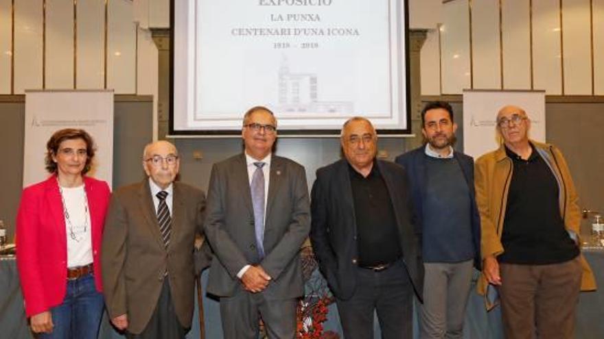 Anabel Ros, Enric Mirambell, Miquel Josep Vendrell, Joaquim Nadal, Josep Pujol i Joan Tarrús.