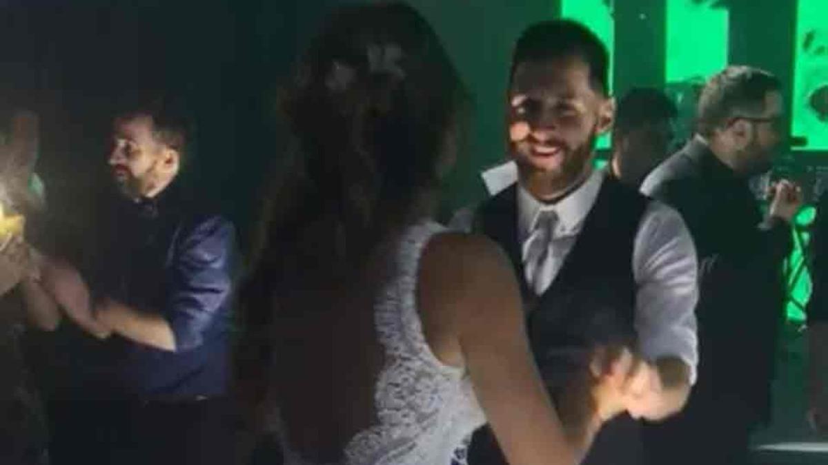 Messi y Antonela no pararon de bailar en su boda