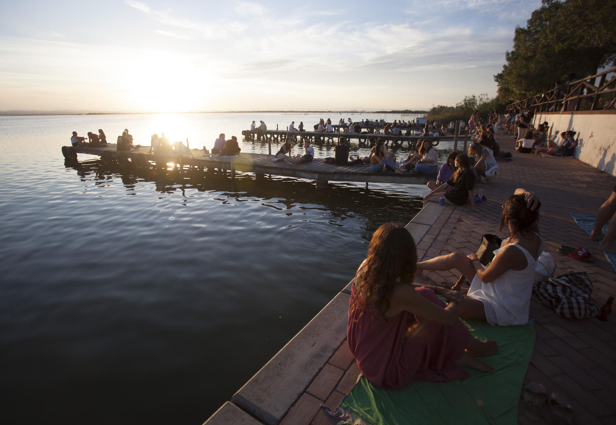 Atardeceres en el embarcadero de l'Albufera de Valencia