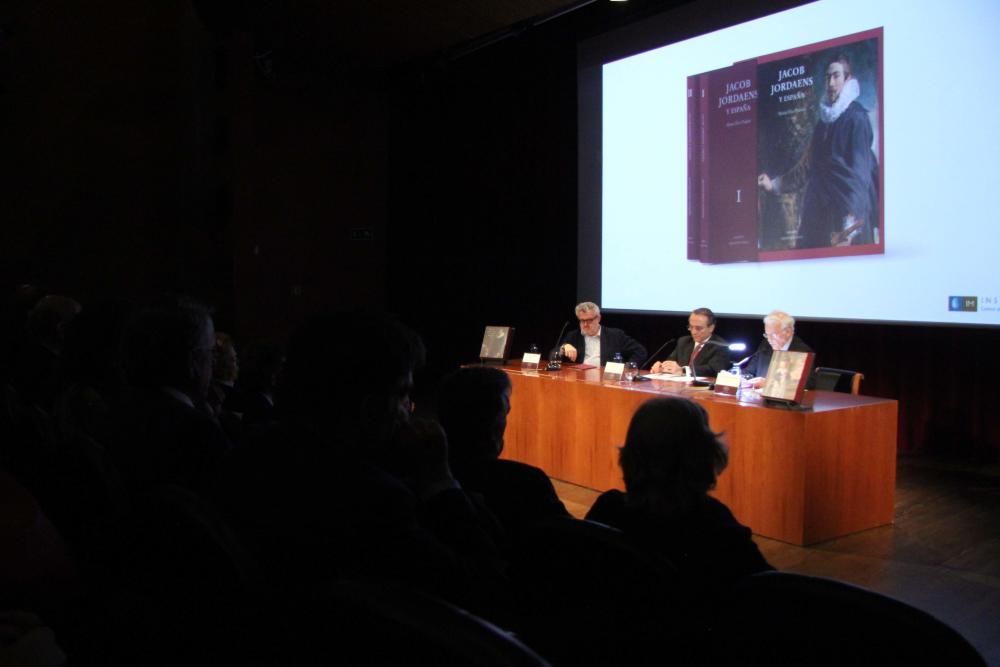 Miguel Falomir, director del Museo del Prado, Javier Moll, presidente de Prensa Ibérica Media, y Matías Díaz Padrón, presidente de honor del Instituto Moll