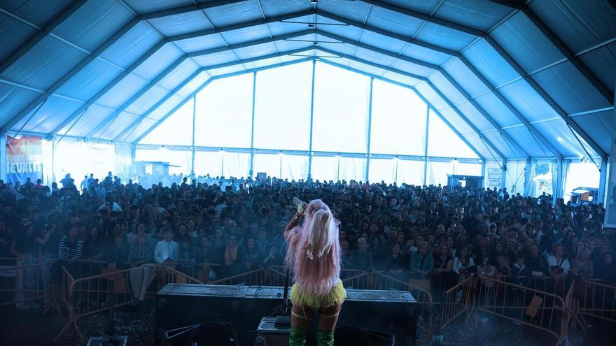 Foto del concierto de Leticia Sabater el año pasado en el primer Mig Any Fester de Onda.
