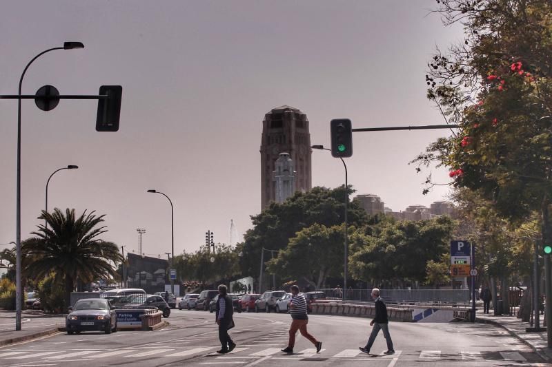 Calor y calima en Tenerife, 30 de enero de 2020