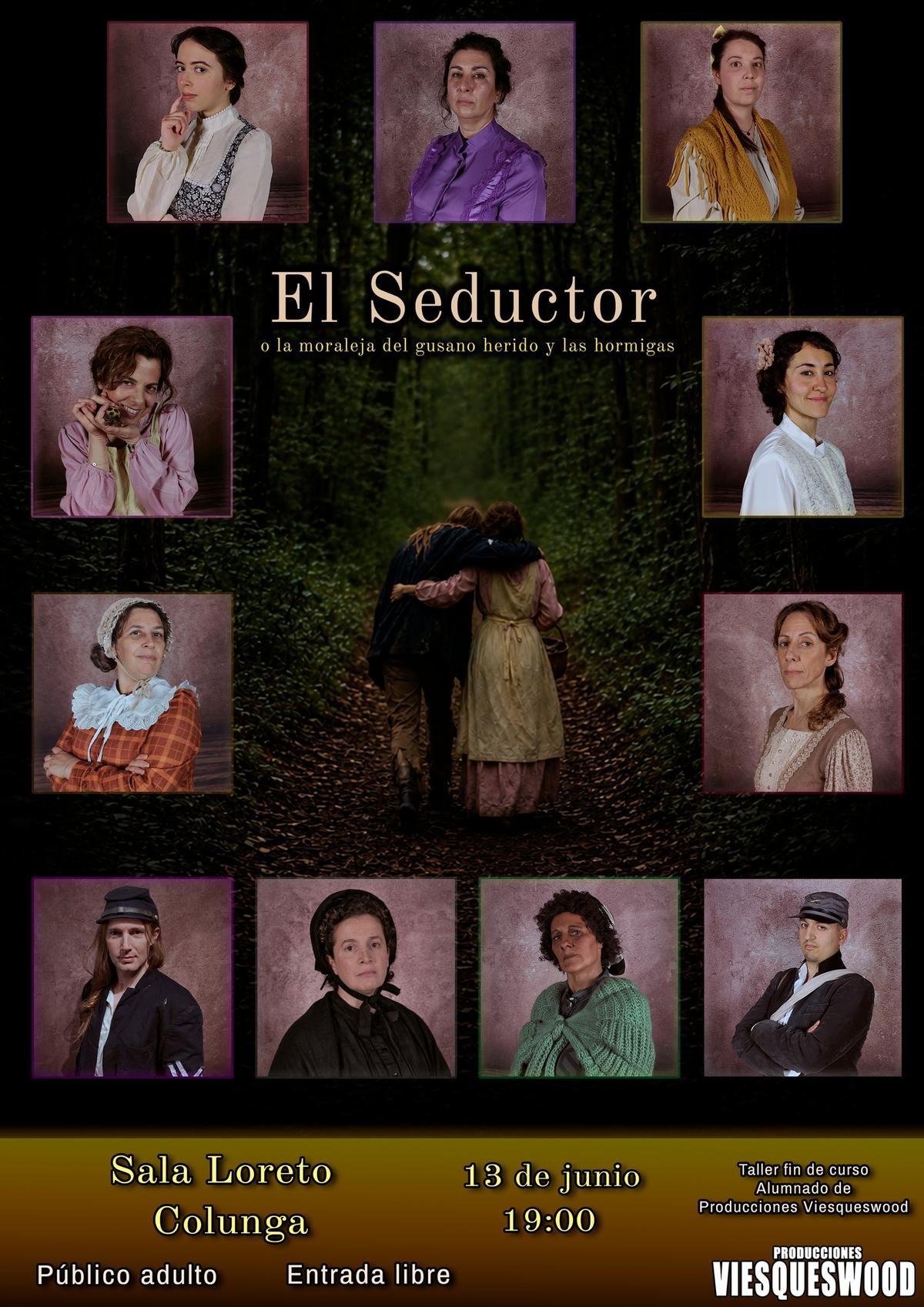 Cartel de "El seductor".