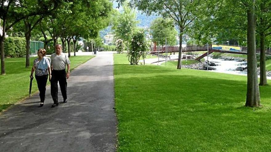 El parc del Segre, on l&#039;Ajuntament renovarà l&#039;equip de desfibril·ladors