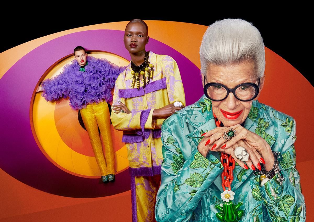 Colección de H&M con Iris Apfel.
