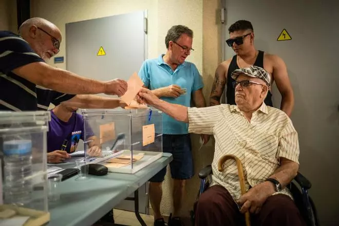 Ambiente de la jornada de elecciones generales del 23J en Tenerife