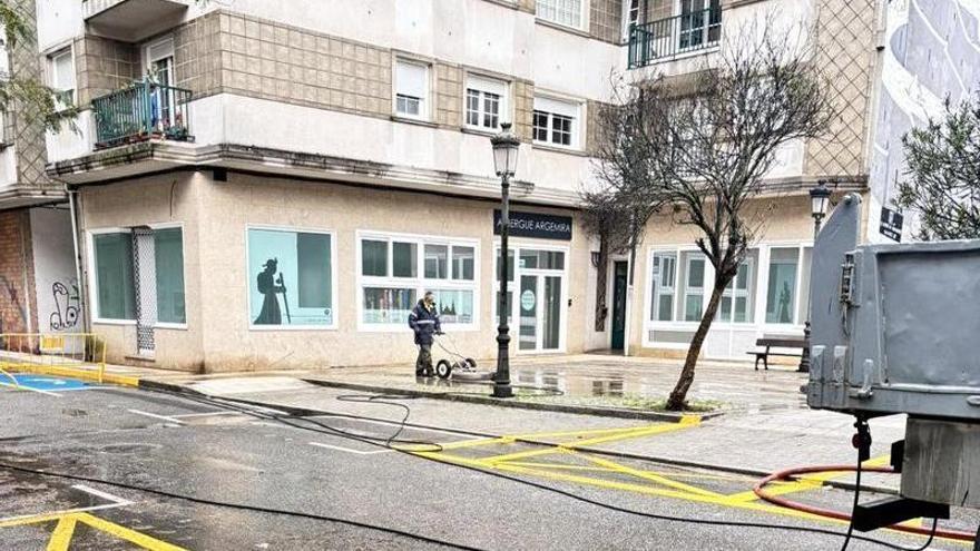 Zafarrancho de limpieza en el casco urbano y el rural de Caldas de Reis